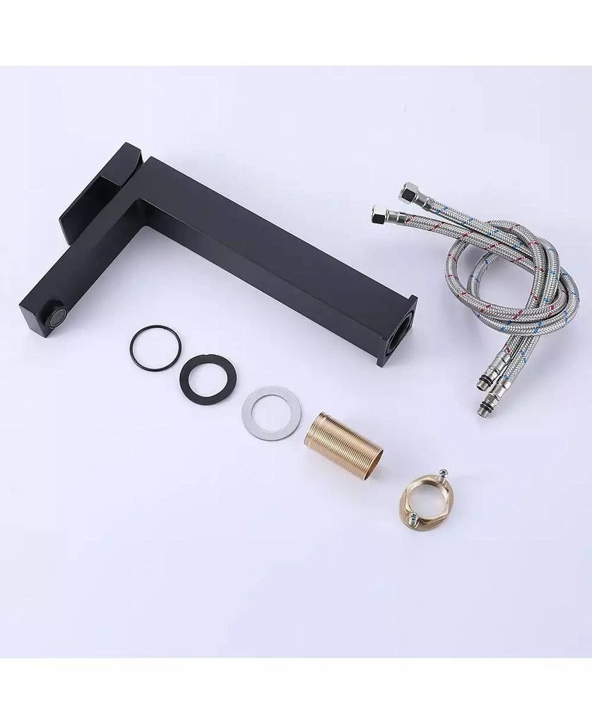 Greenspring Single Hole Single Handle Bathroom Vessel Sink Faucet With Supply Hose 7