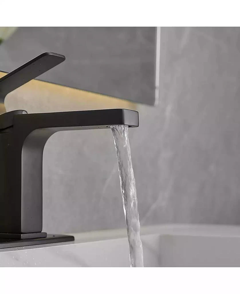 Greenspring Waterfall Bathroom Faucet, 8" Widespread 2-Handle with Pop-Up Drain, Matte Black
Brushed Nickel Finish 2