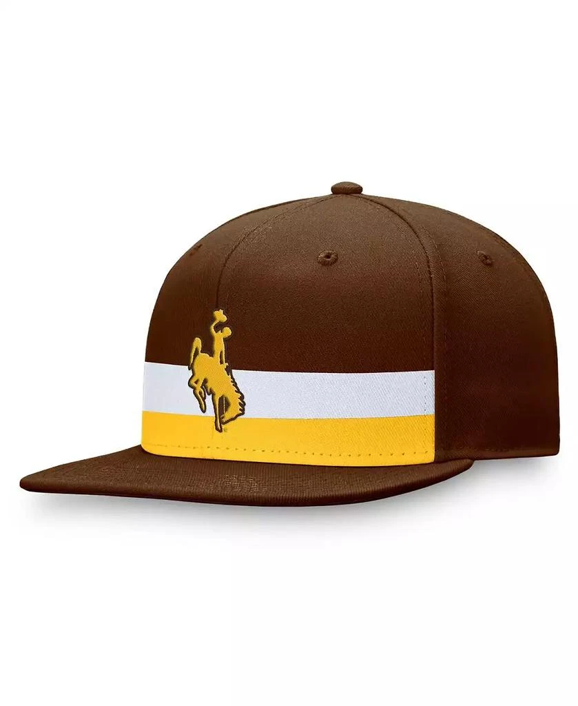Top of the World Men's Brown Wyoming Cowboys Slider Snapback Hat