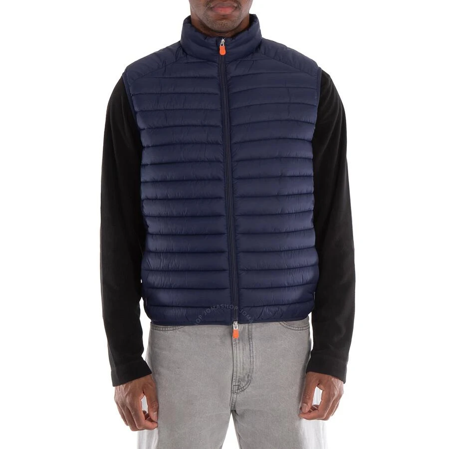 Save The Duck Save The Duck Men
s Blue Adam Puffer Vest, Size X-Large 1