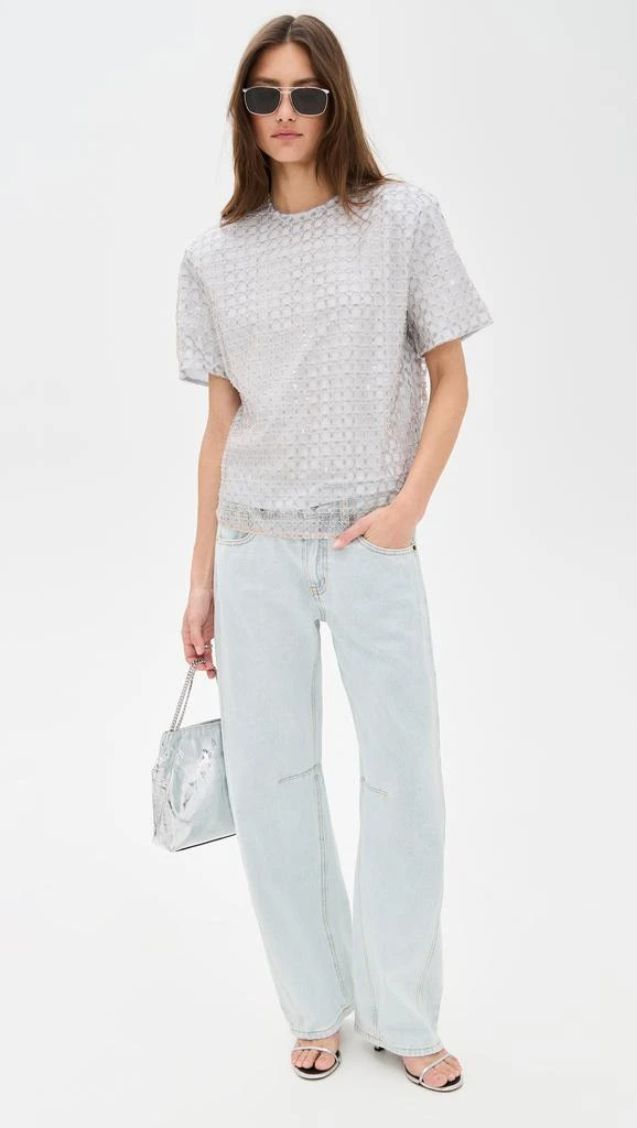 ROTATE Birger Christensen Beaded Oversized Top 4