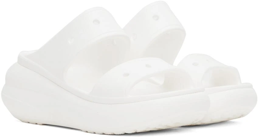 Crocs White Crush Sandals 4