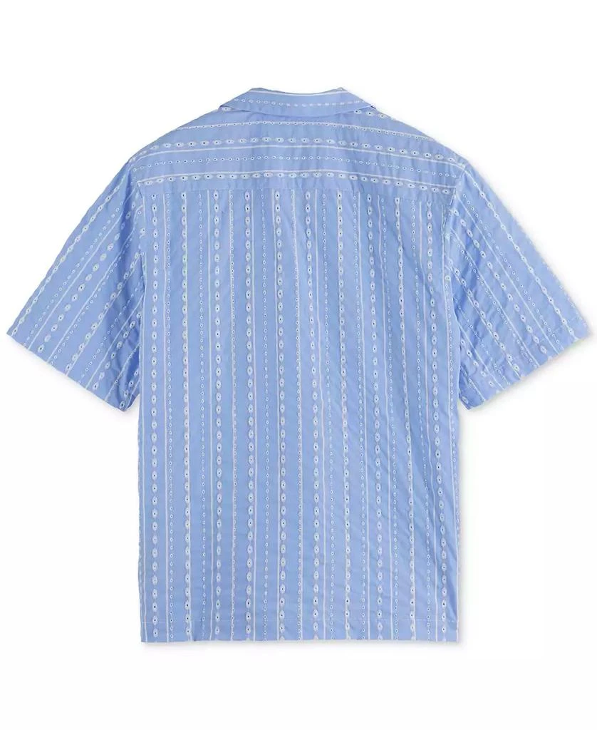 Scotch 
Soda Men
s Relaxed-Fit Stripe Short-Sleeve Shirt 6