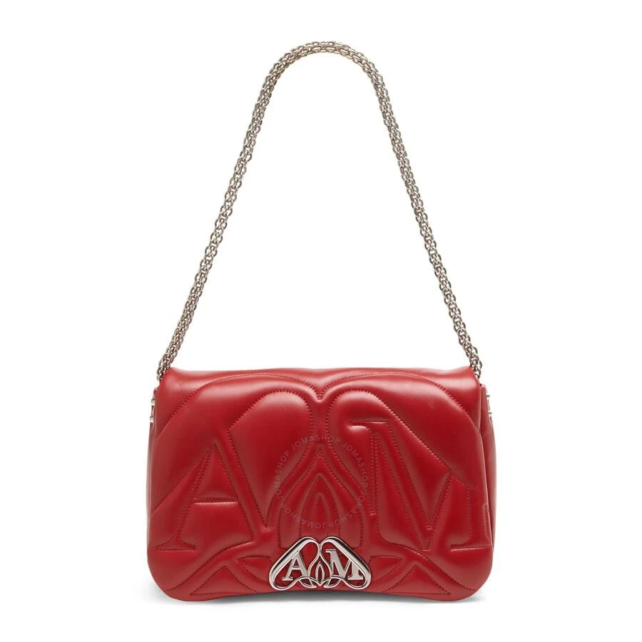 Alexander McQueen The Seal Crossbody Bag - Blood Red 1