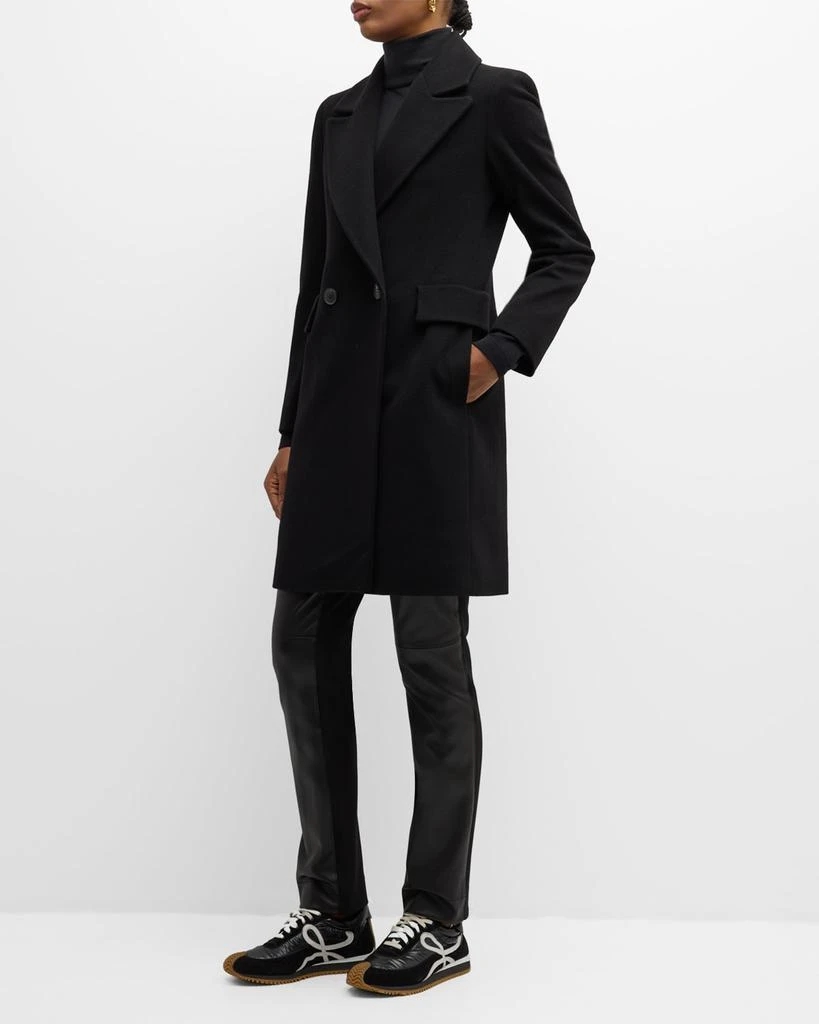 Fleurette Cami Double-Breasted Short Wool Coat 3
