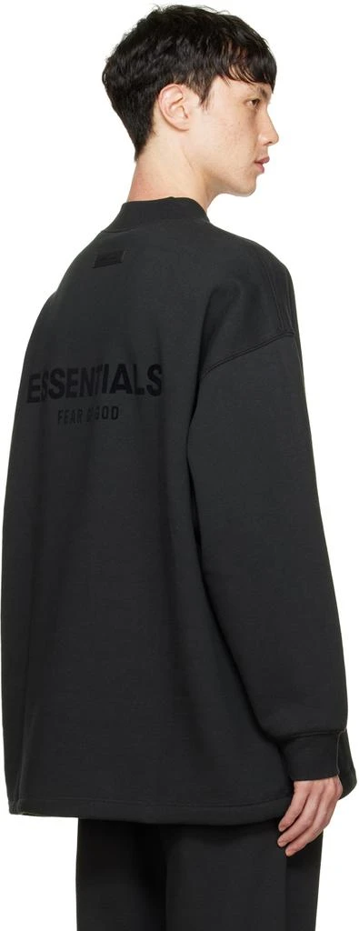 Fear of God ESSENTIALS Black Relaxed Sweatshirt 3