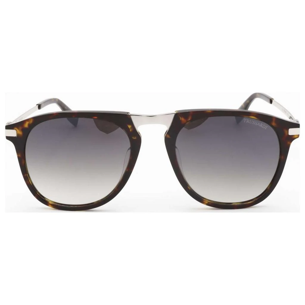 TRUSSARDI Trussardi Women's Brown Rectangular Sunglasses 2