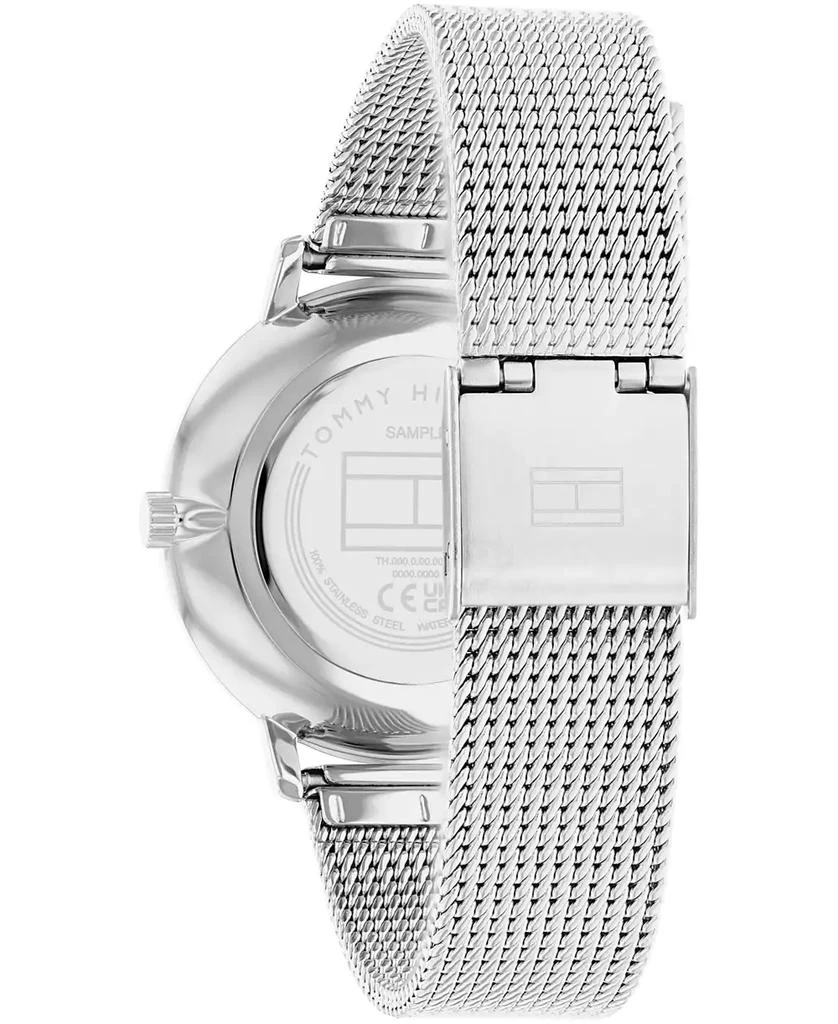 Tommy Hilfiger Women's Two Hand Silver-Tone Stainless Steel Watch 34mm 3