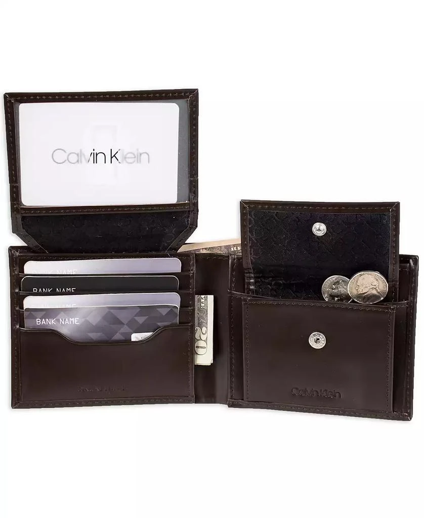 Calvin Klein Men's RFID Passcase Wallet & Key Fob Set 6