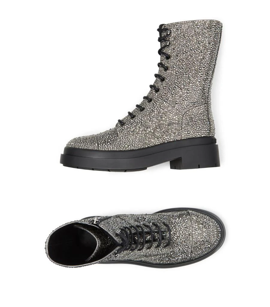 Jimmy Choo Nari Embellished Laced Boots 3