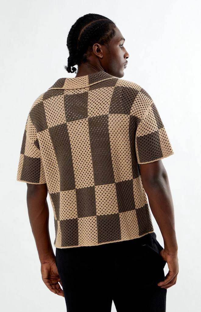 PacSun Spence Open Knit Camp Shirt 4