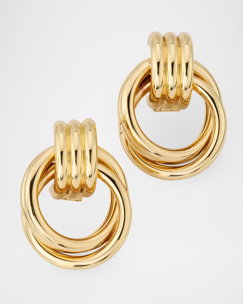 BAUBLEBAR Gold-Plated Interlocking Hoop Earrings