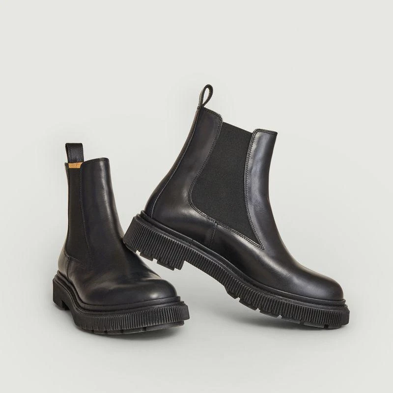 L'Exception Paris Leather Chelsea Boots type 146 Adieu X L'Exception Noir L'EXCEPTION PARIS 3