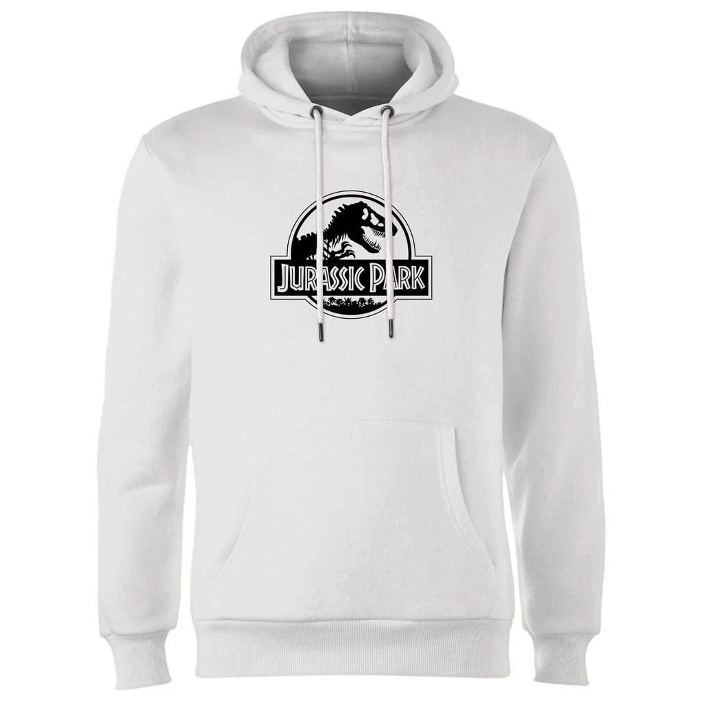 Jurassic Park Jurassic Park Logo Hoodie - White 1