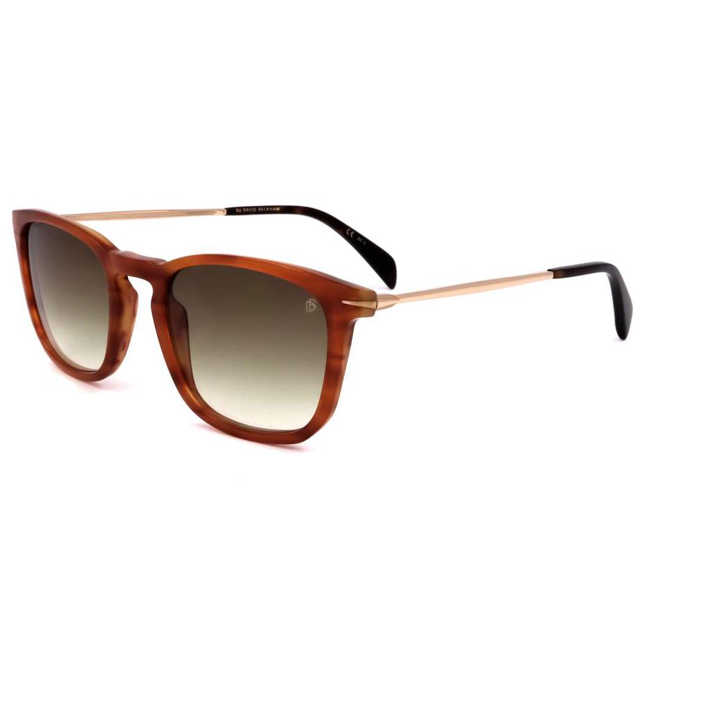 David Beckham David Beckham Men's Brown Square Sunglasses