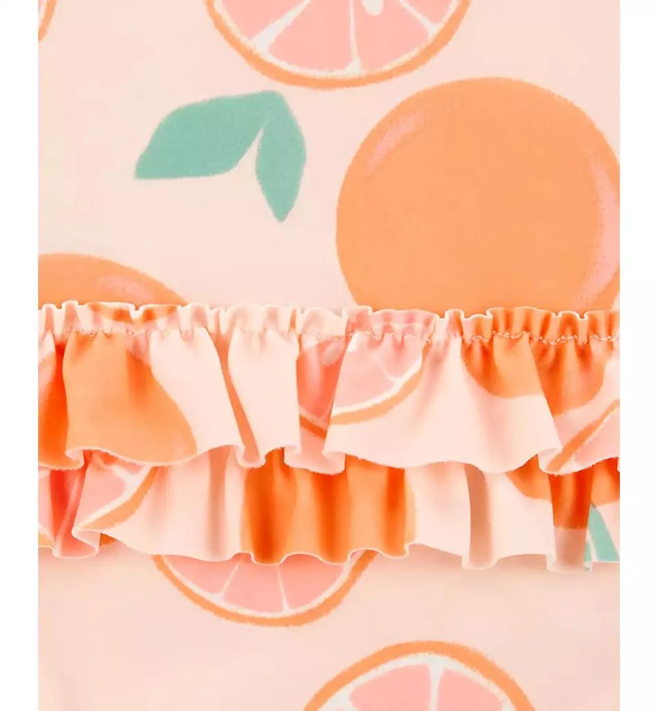 Carter's Baby Girls One-Piece Orange Slice Rash Guard Swimsuit 3