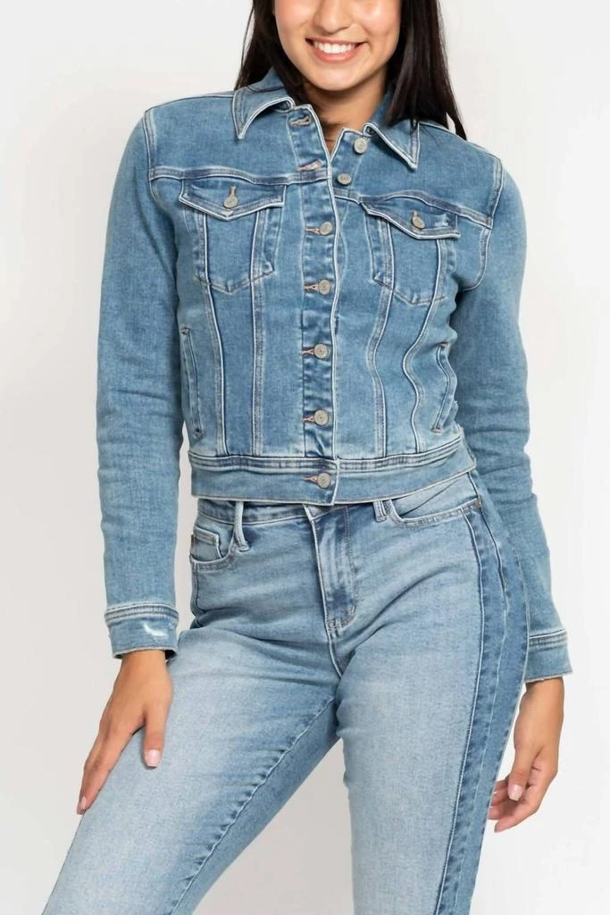 Judy Blue Judy Blue - Classic Vintage Wash Denim Jacket