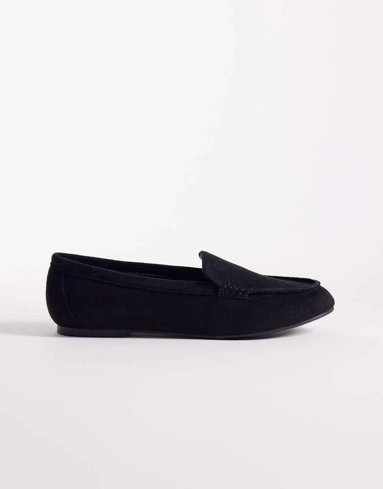 London Rebel London Rebel Bailey loafer in black micro