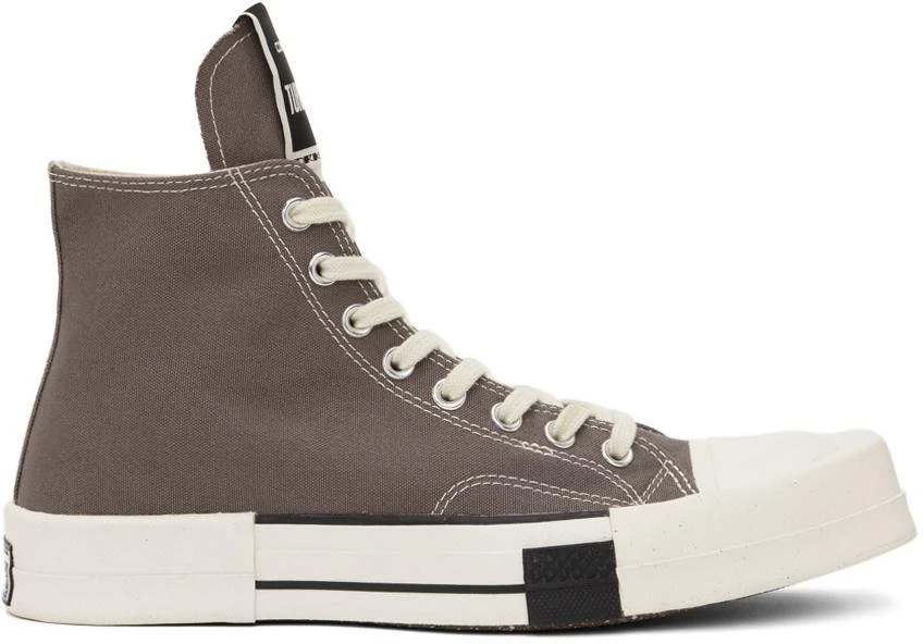 Rick Owens DRKSHDW Gray Converse Edition TURBODRK Chuck 70 Sneakers 1