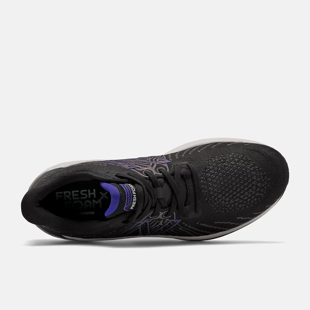 New Balance Men's Fresh Foam X Vongo V5 Running Shoes - 2E/wide Width In Black W/ Deep Violet 4