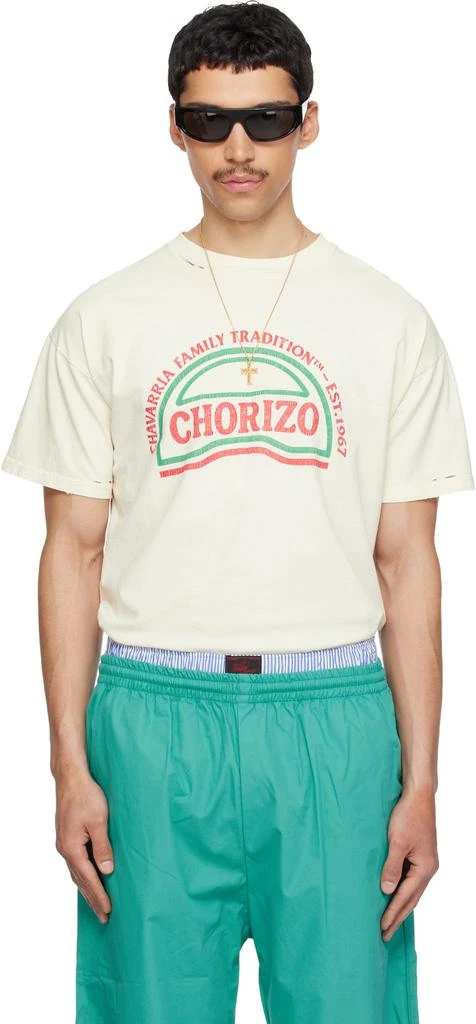 WILLY CHAVARRIA Off-White 'Chorizo' Easy T-shirt