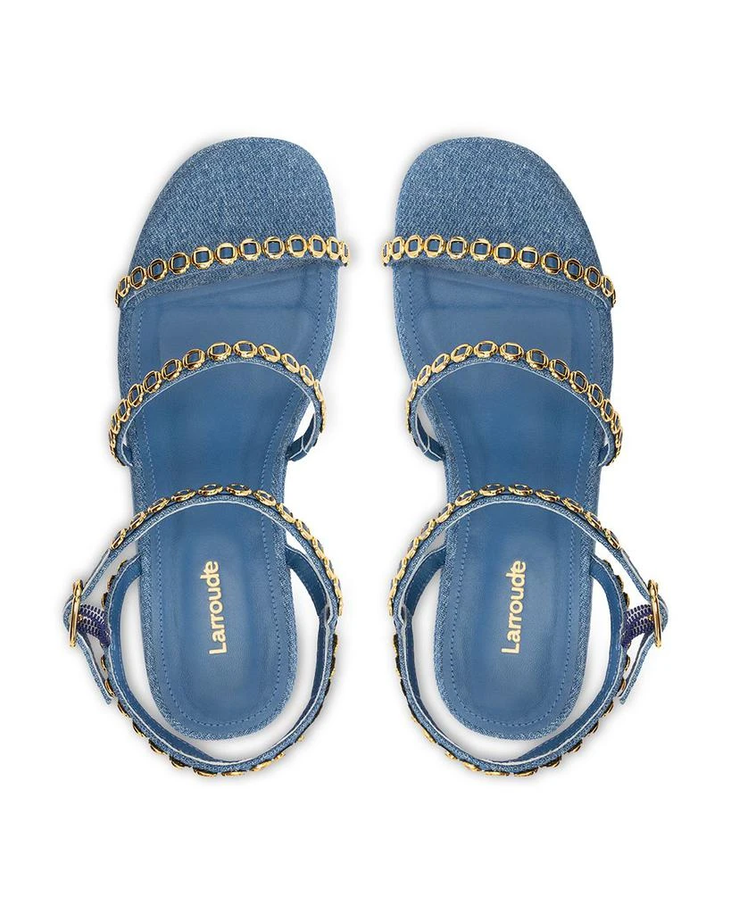 Larroudé Women's Gio Milanina Platform Sandals 3