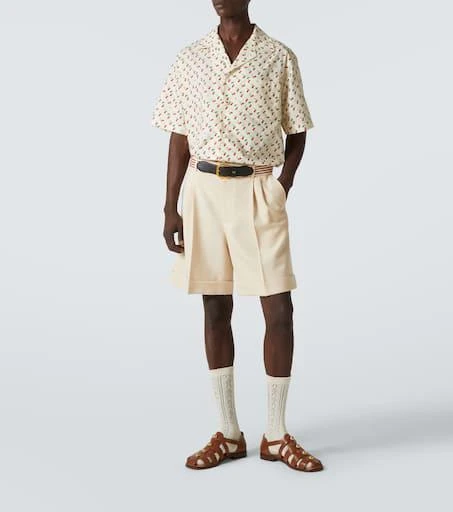 Valentino Cherryfic cotton poplin bowling shirt 2