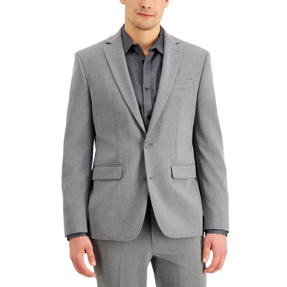 INC International Men's Slim-Fit Gray Solid Suit Jacket, Created for Macy's 3