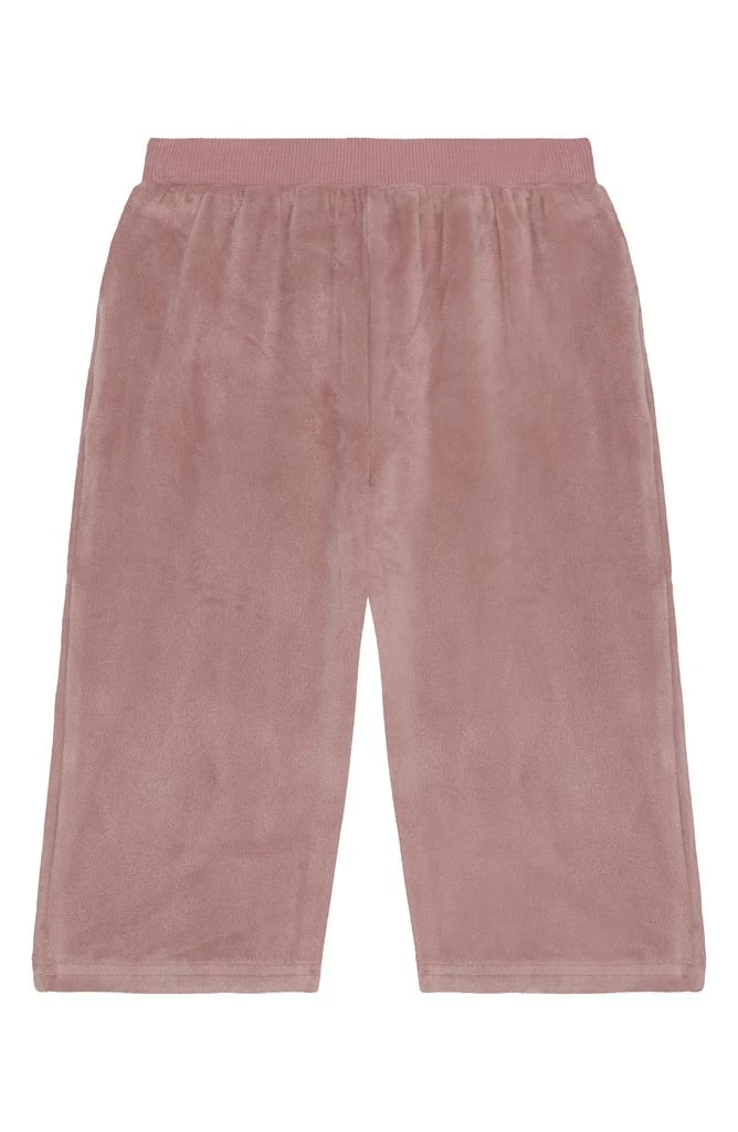 PL Baby by Petit Lem Velour Top, Wide Leg Pants 
Headband Set 3