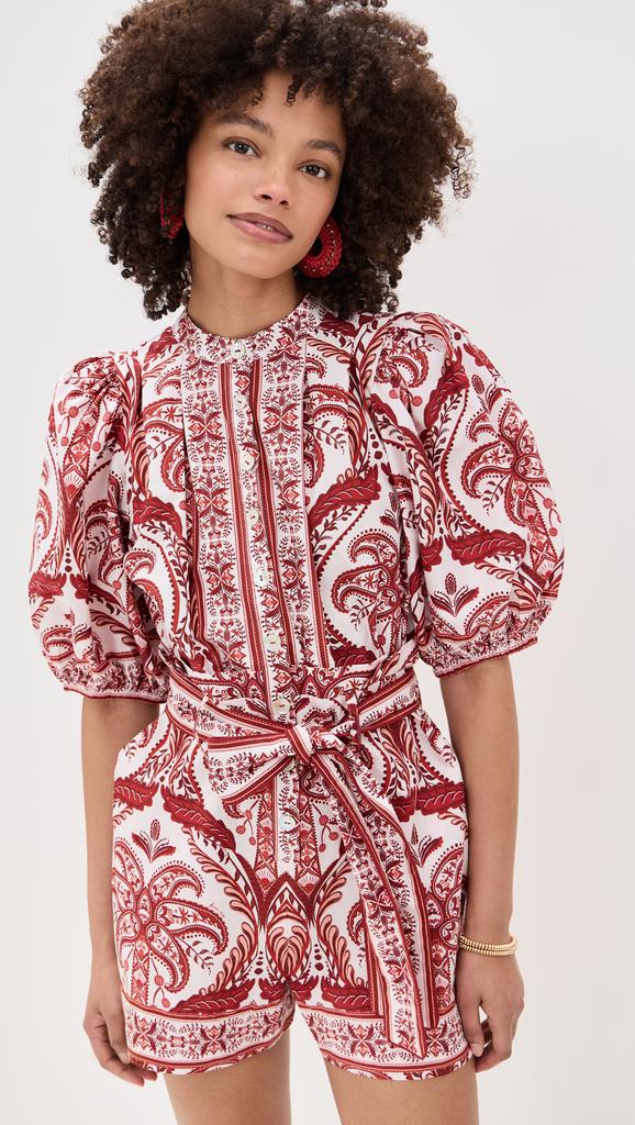 Farm Rio Summer Fruit Scarf Romper - Scarves - Free Shipping