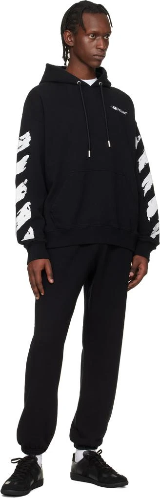 Off-White Black Ink Arrow Cuffed Sweatpants 4