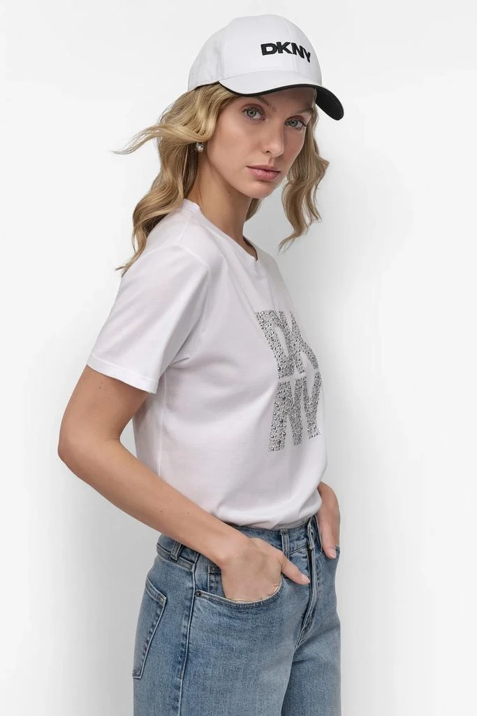 DKNY EMBELLISHED LOGO TEE 3