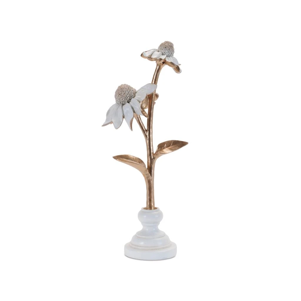 Hivvago Ceramic Floral Stem Sculpture (Set of 3) 3