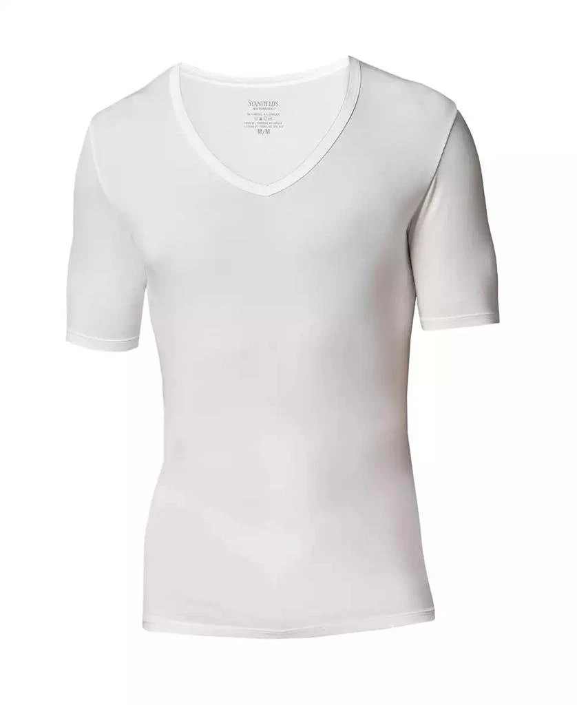 Stanfield's Men's Invisible Deep V-Neck Undershirt 1