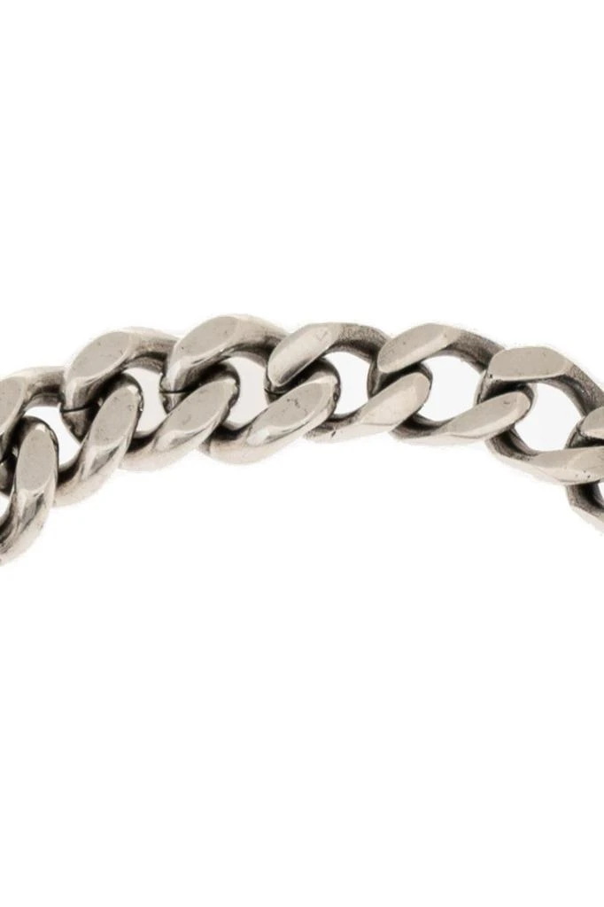 Yves Saint Laurent Saint Laurent Logo Engraved Chained Bracelet 2