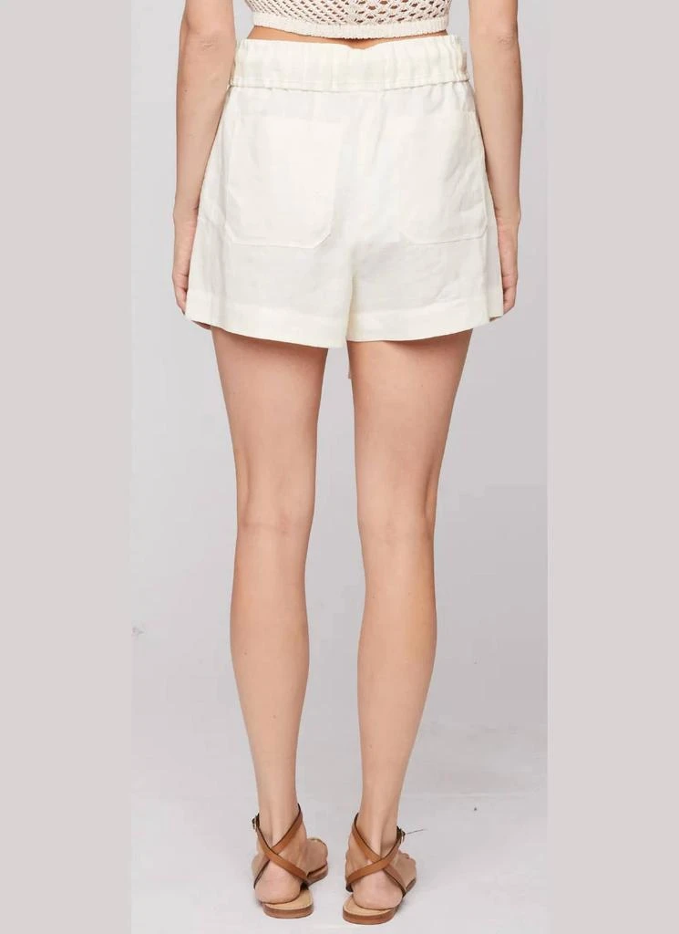 A.L.C. A.L.C. - Barrett Tie Waist Linen Shorts 2