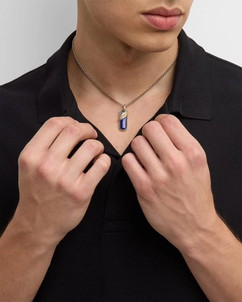 Konstantino Men's Two-Tone Lapis Pendant 2