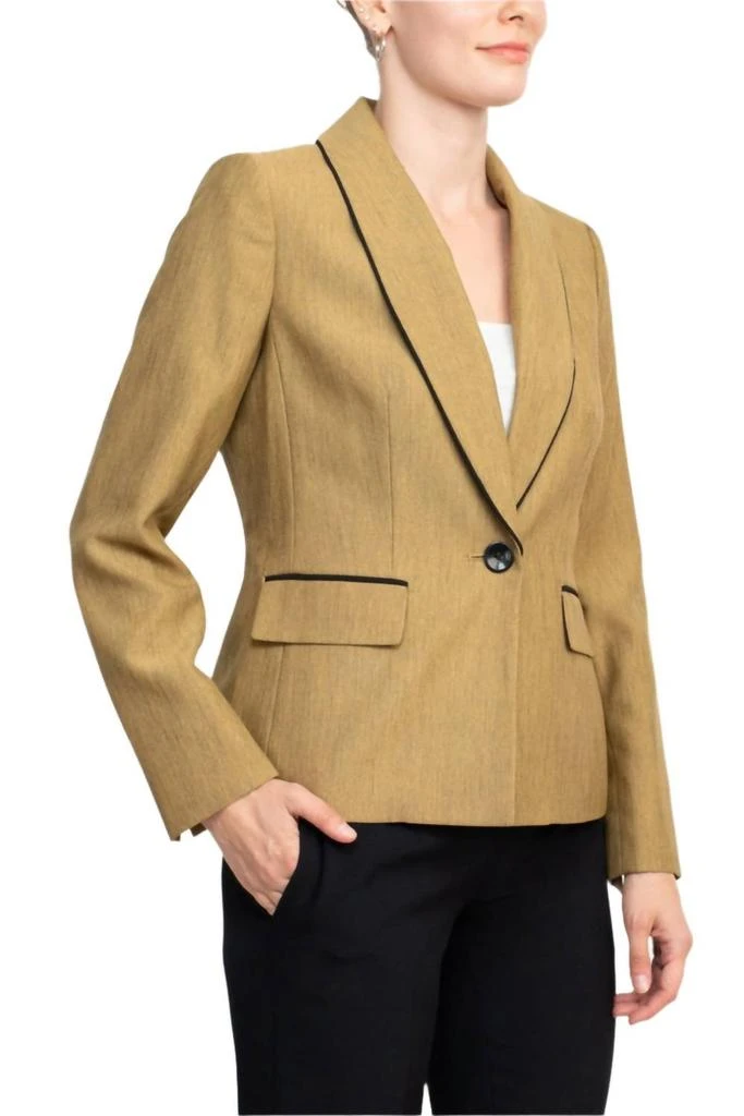 Le Suit Le Suit - Shawl Collar Long Sleeve Jacket With Slim Pants Set 4