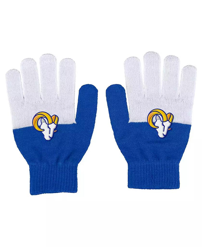 WEAR by Erin Andrews Women's Los Angeles Rams Color-Block Gloves