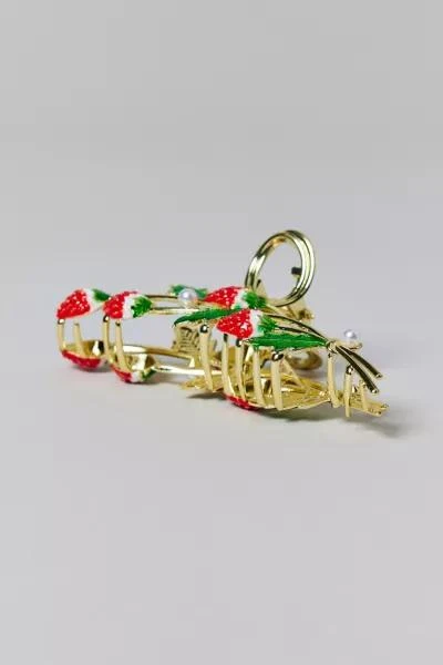 Urban Outfitters Metal Strawberry Claw Clip 3