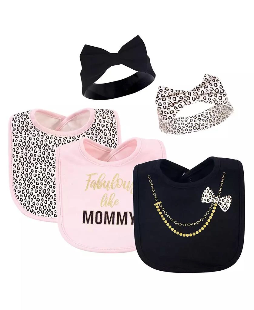 Little Treasure Treasure Cotton Bib and Headband Set