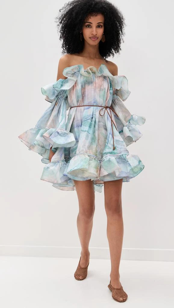 Zimmermann Illuminate Flounce Mini Dress 5