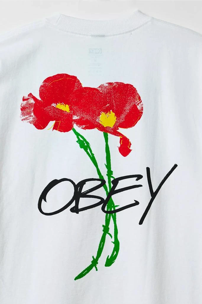 Obey OBEY Poppies Graphic Tee 3