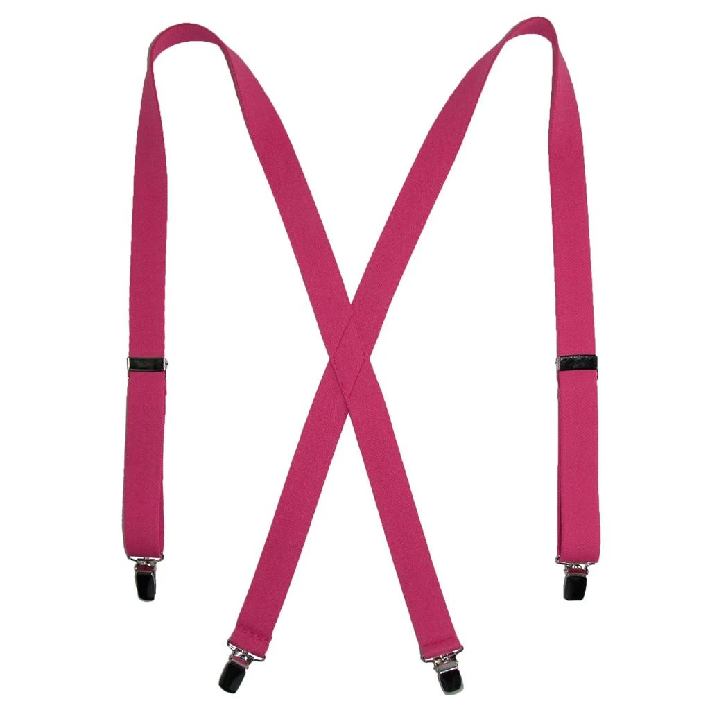 CTM Women's Elastic Clip-End 1 Inch Basic Suspenders 17