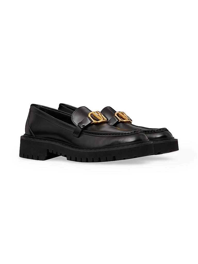 Valentino Vlogo Signature Calfskin Loafers 3