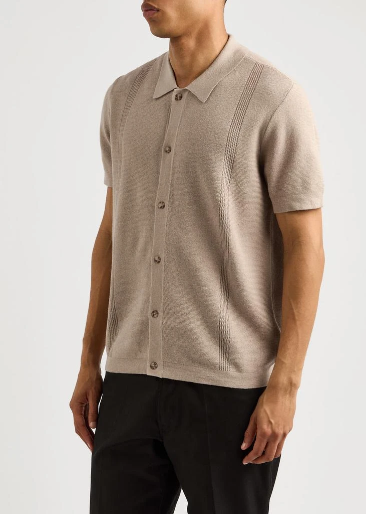 Paige Mendez knitted cotton-blend shirt 2
