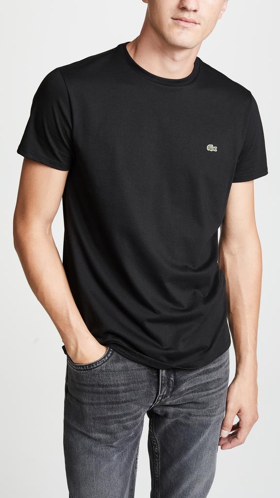 Lacoste Crew Neck Pima Cotton Jersey T-Shirt