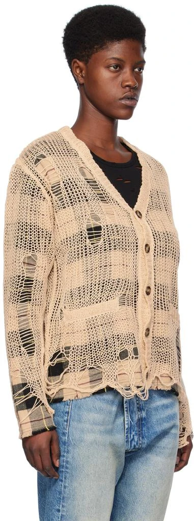 R13 Beige Layered Cardigan 2