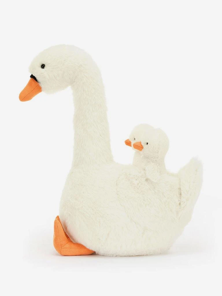 Jellycat Featherful Swan in White (39cm) 4