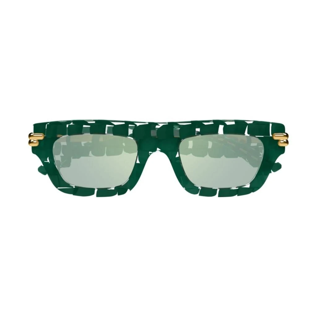 Bottega Veneta Bottega Veneta Eyewear Mitre Square Frame Sunglasses 1